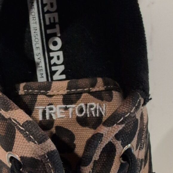 Tretorn Nylite Plus Canvas Leopard Print Women's Sneakers Anthropologie Size 8M - Picture 11 of 13